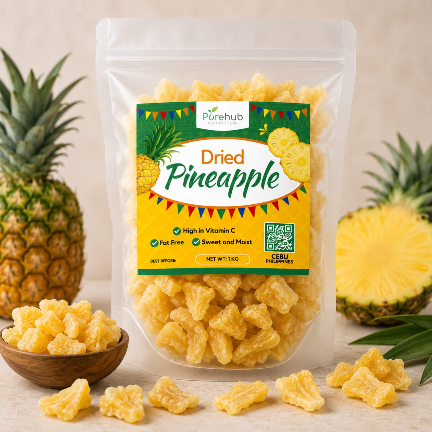 Cebu Dried Pineapple (Export Quality)