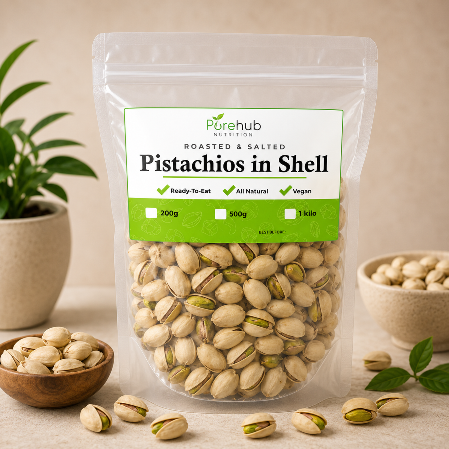 Roasted Pistachios In Shell (Salted)
