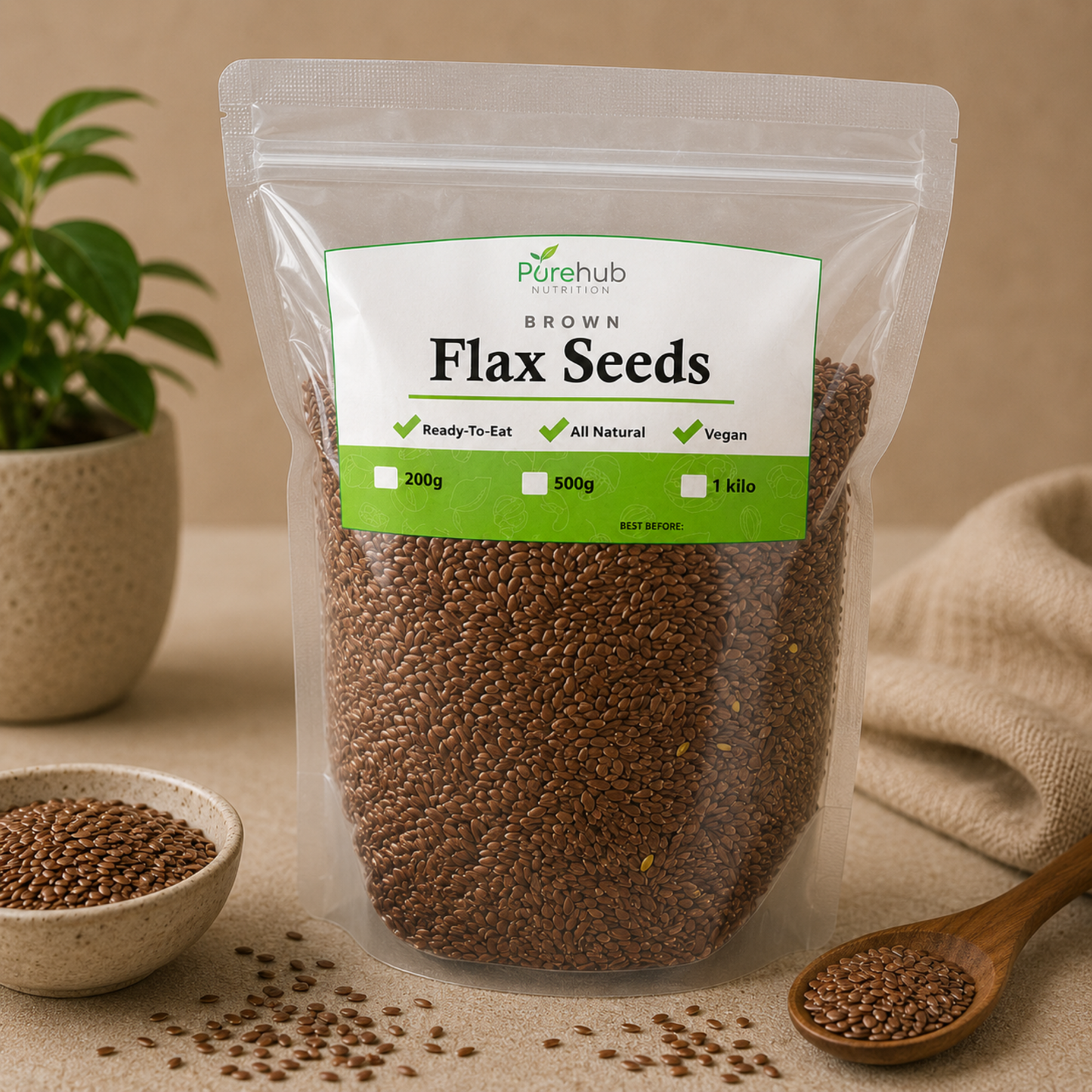 Brown Flax Seeds
