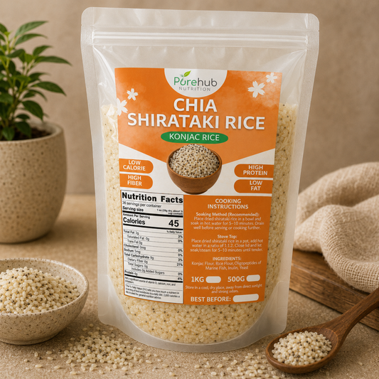 Chia Shirataki Rice (Konjac Rice) (Retail Pack)