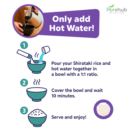 Dry Shirataki Rice (Konjac Rice) (Retail Pack)