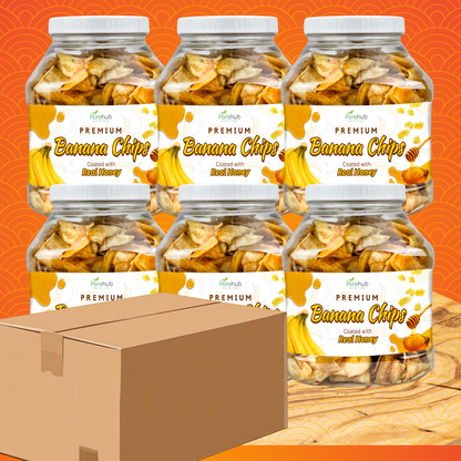 Premium Banana Chips w/ Honey (Wholesale)