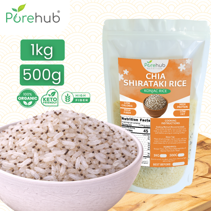 Chia Shirataki Rice (Konjac Rice) (Retail Pack)