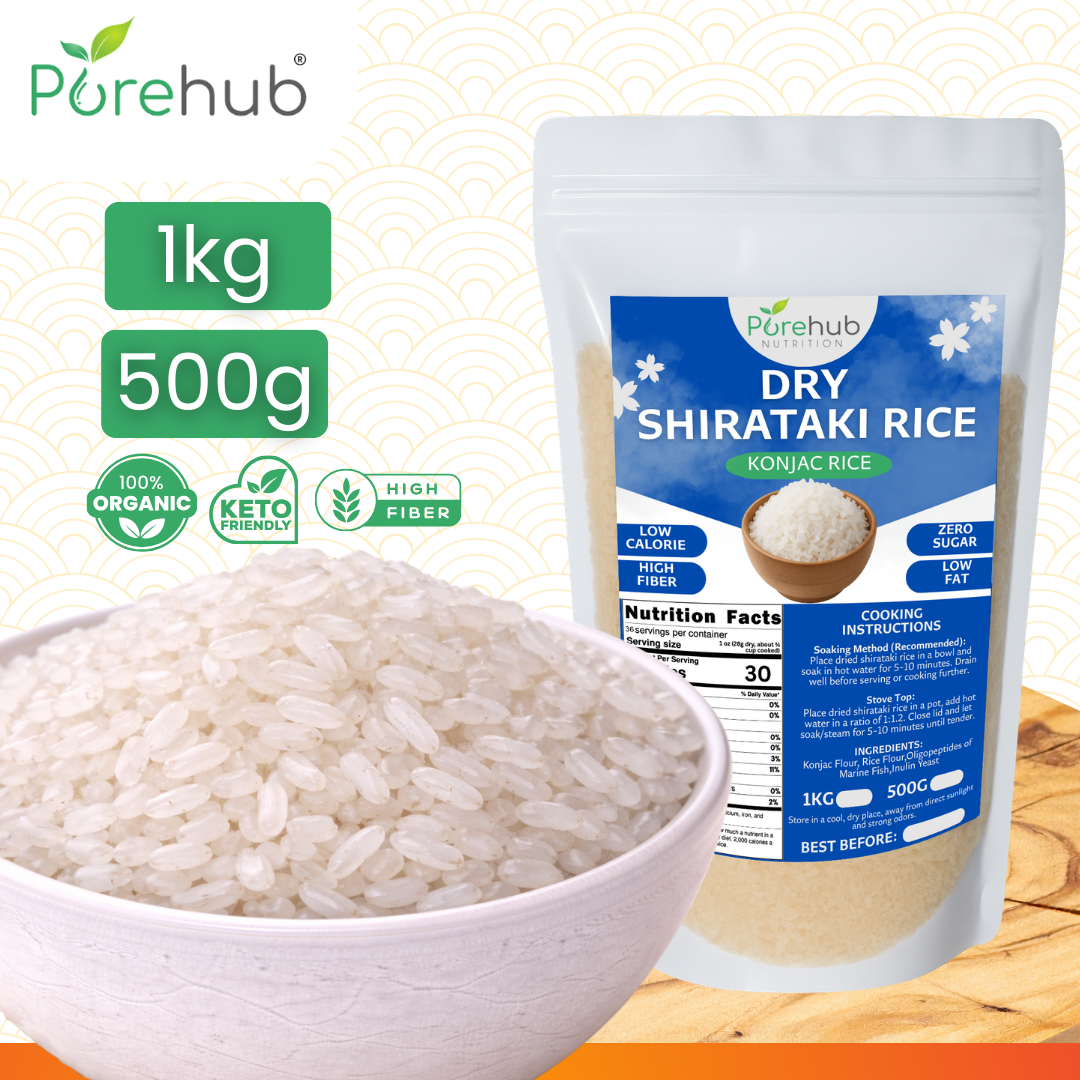 Dry Shirataki Rice (Konjac Rice) (Retail Pack)