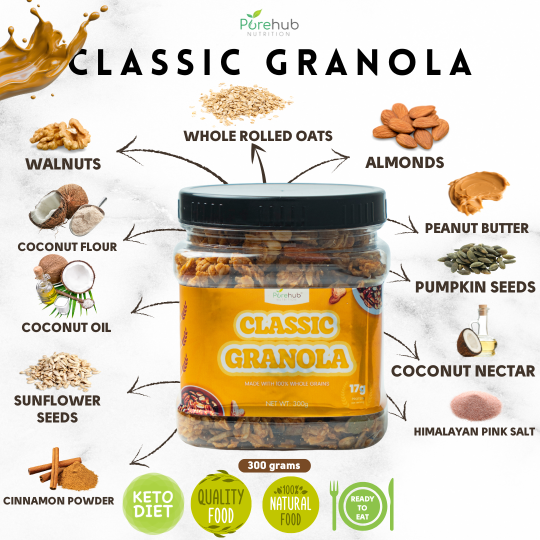Purehub® Classic Granola – purehubnutrition.ph
