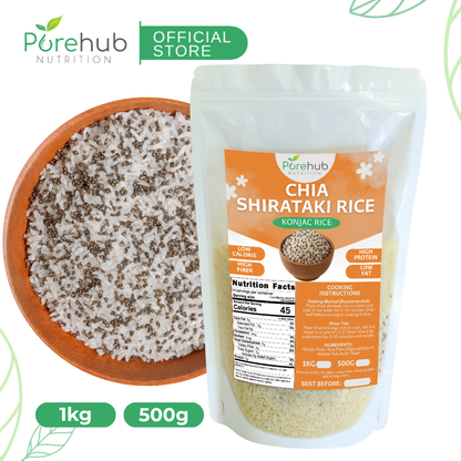 Chia Shirataki Rice (Konjac Rice) (Retail Pack)