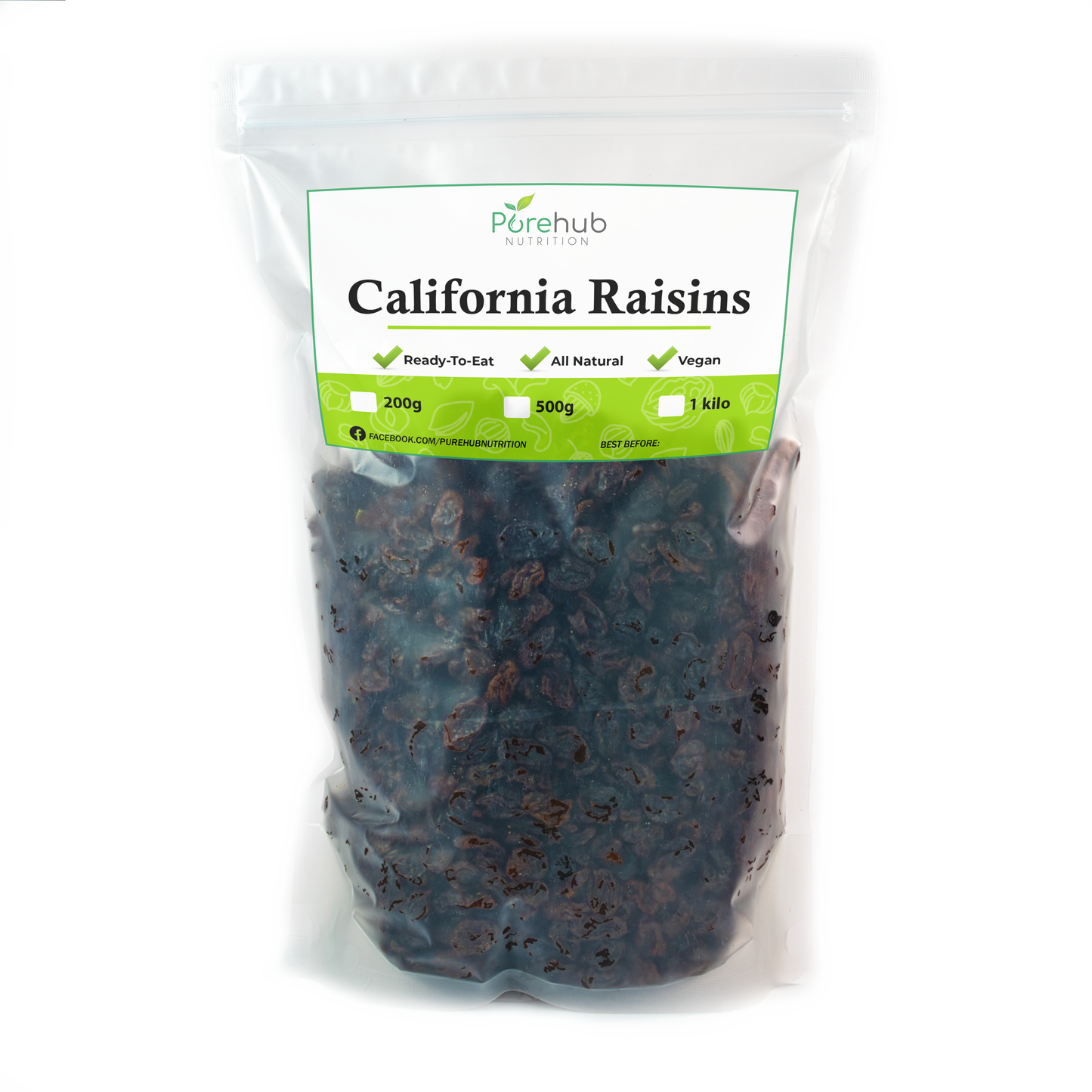 Seedless California Raisins