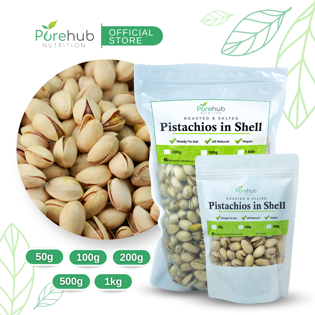 Roasted Pistachios In Shell (Salted) – purehubnutrition.ph