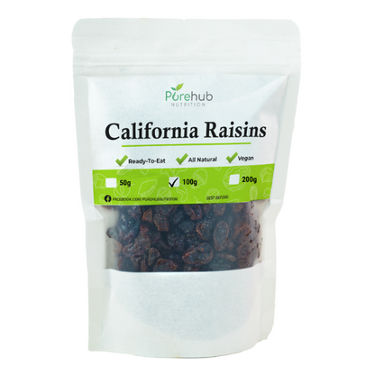 Seedless California Raisins