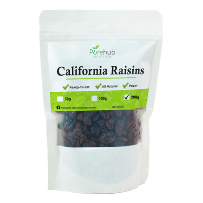 Seedless California Raisins