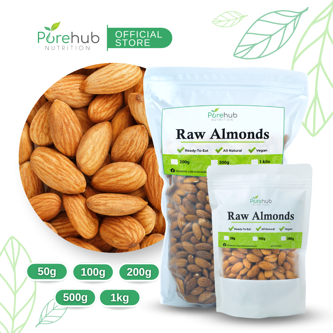 Raw Almonds – purehubnutrition.ph